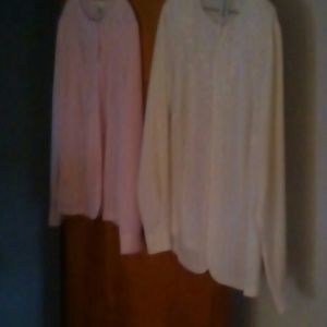 Two Liz Baker 100% Polyester Blouses